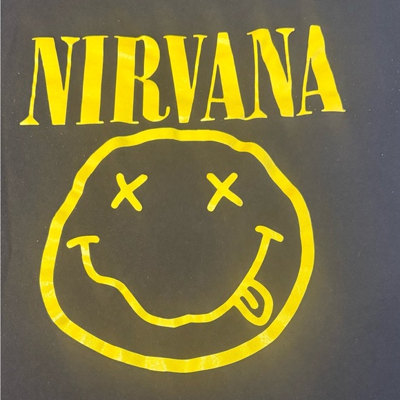 Women’s Nirvana Smiley Face tshirt size L - Picture 3 of 4